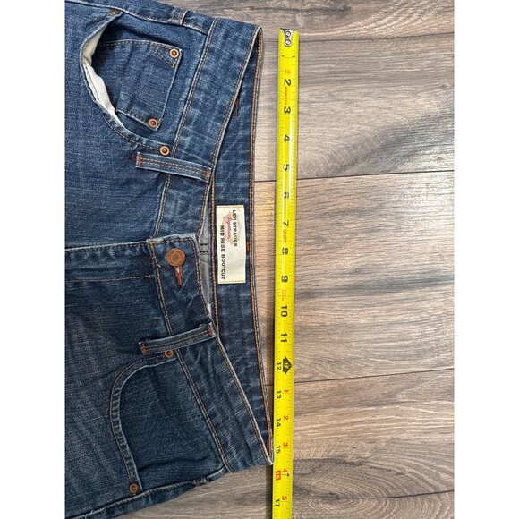 Levis Strauss Misses 515 Mid Rise Bootcut Jeans Size 10 Medium Dark Denim - Picture 3 of 10